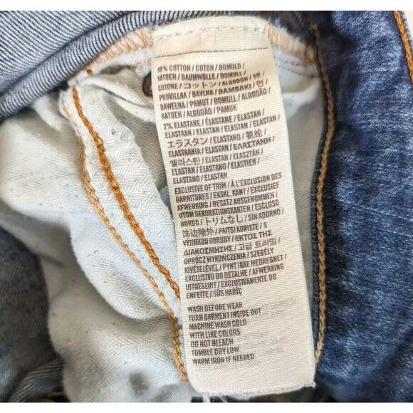 Hollister jeans 9L 8" Rise So Waist 30-32".Inseam 32.5" But Can Be Cut Fray wash - Picture 6 of 11